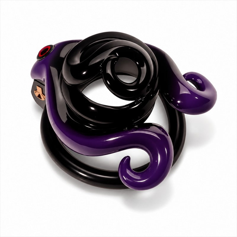 Octopus-Inspired Wearable Sculpture – Resin Lock Design