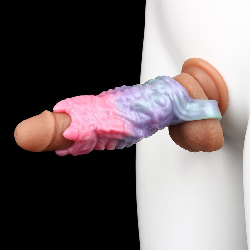 Fantasy Beast Claw Silicone 4.8 in Penis Sleeve – 5-Inch Cock Extender for Men Sex Toys