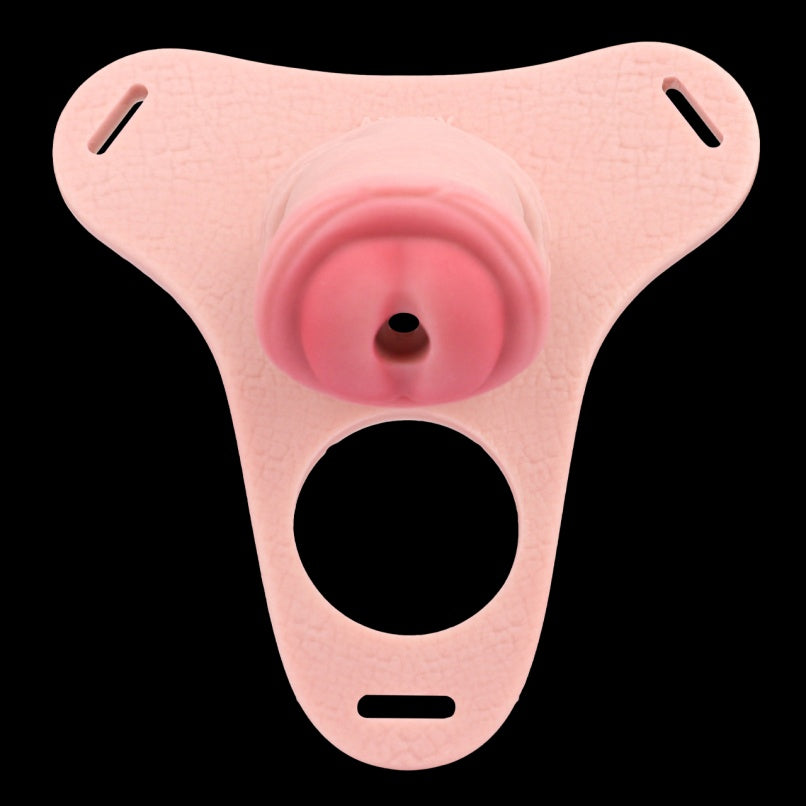 Wearable Silicone Penis Sleeve Chastity Cage – Male Cock Restraint Control Sex Toy