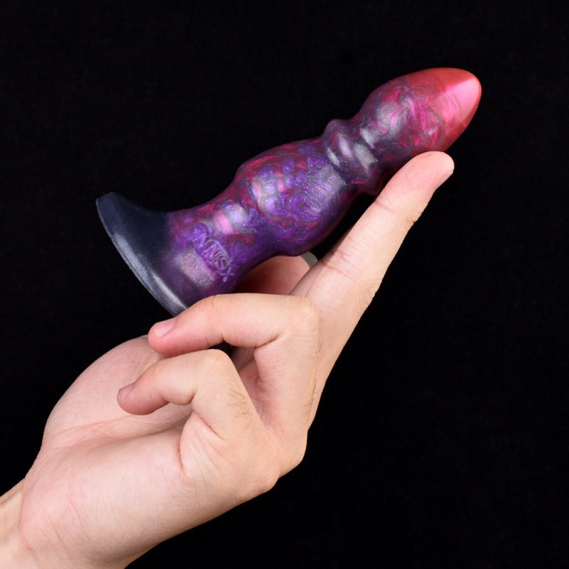 Fantasy Silicone 4.5-in Small Dildo – Three-Stage Anal Sex Toys for Men Women