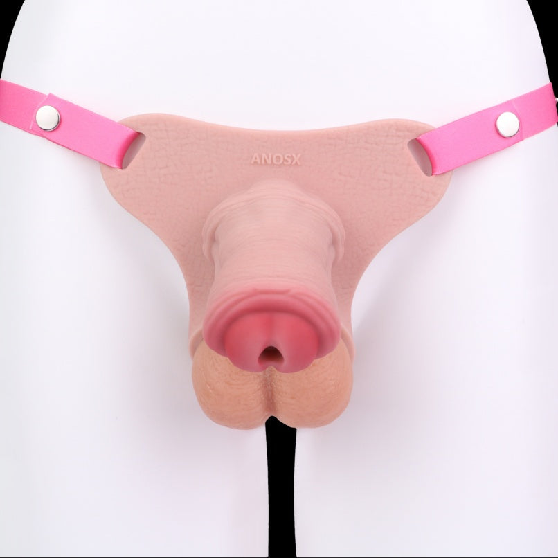 Wearable Silicone Penis Sleeve Chastity Cage – Male Cock Restraint Control Sex Toy