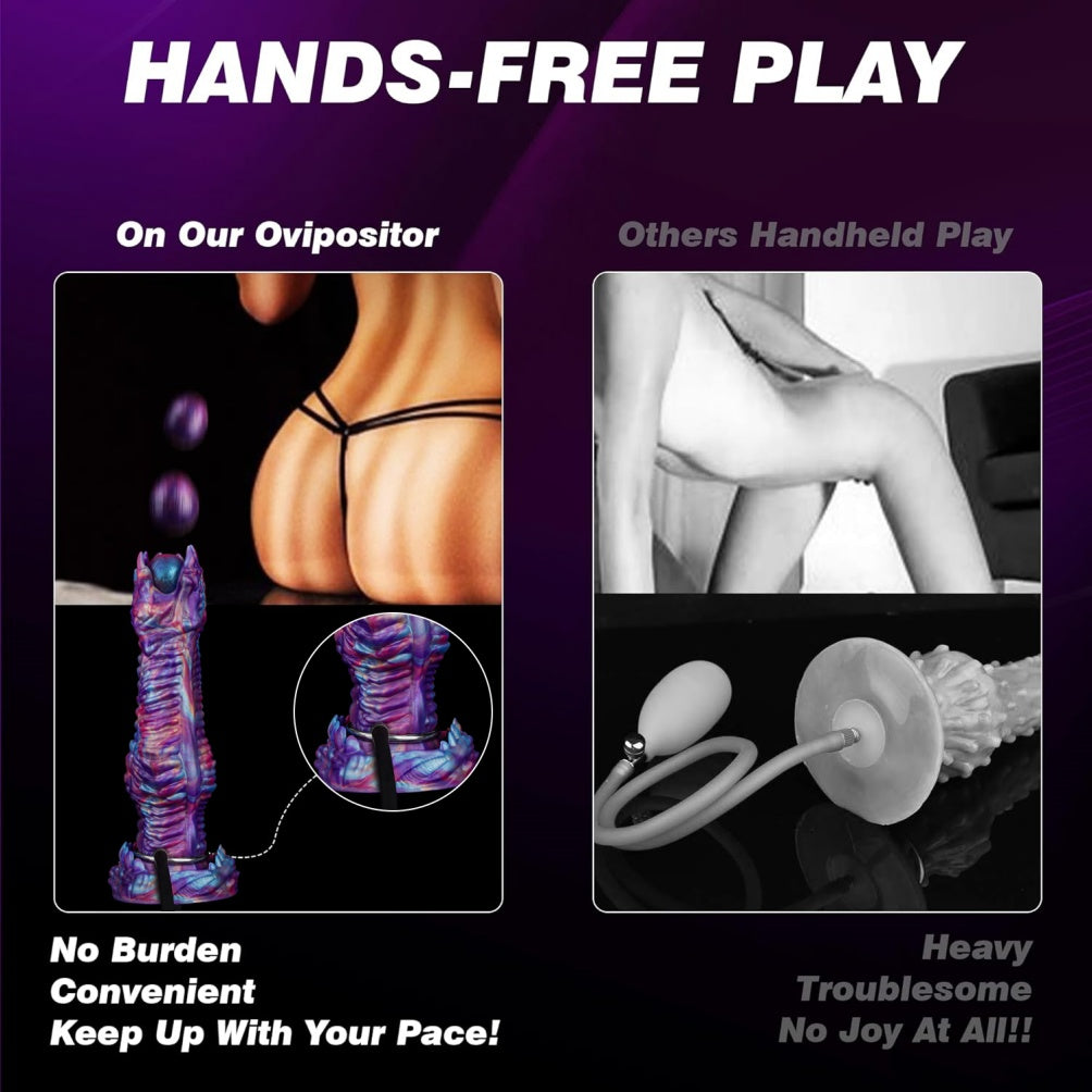 Ovipositor Dildo – Alien Xenomorph Egg-Laying Monster Silicone Dildo | Domlust