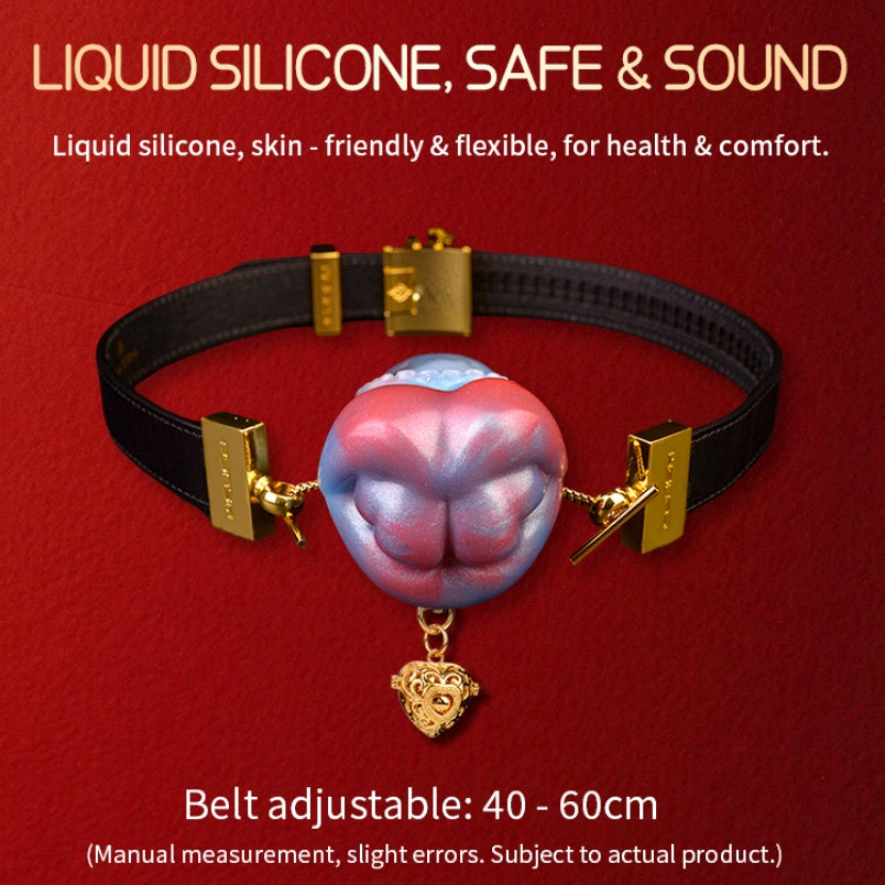 Alien Mushroom Fantasy Silicone Ball Gag – Extreme Bondage Oral Play Sex Toys for Women