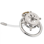 FLAT CHASTITY CAGE SPIKTED METAL