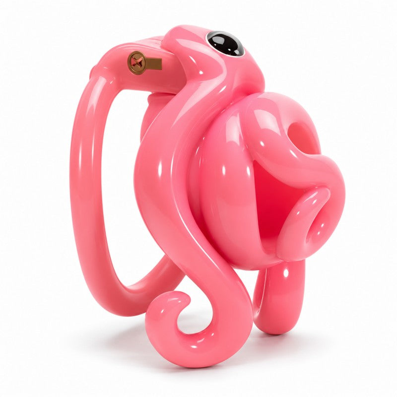 Octopus-Inspired Wearable Sculpture – Resin Lock Design