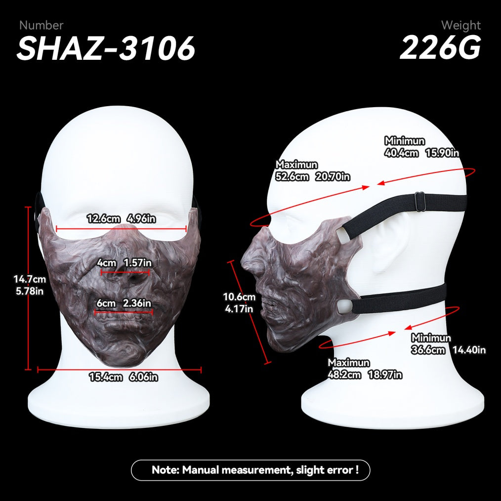 Strap-on Fantasy Silicone BDSM Sex Masks - Bondage Training Sex Toys for Couples