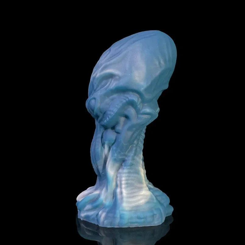 Alien Fist Dildo – Sci-Fi Fantasy Platinum Silicone Vaginal Expansion Toy | Domlust
