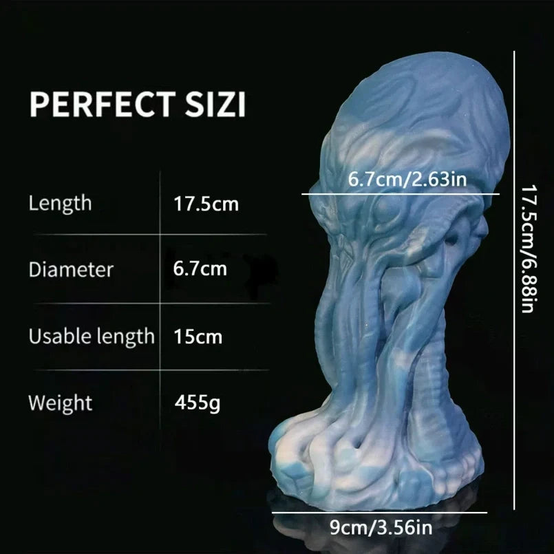 Alien Fist Dildo – Sci-Fi Fantasy Platinum Silicone Vaginal Expansion Toy | Domlust