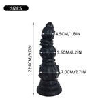 Fantasy-Dildo-Knotted-Dildo-Large-Anal-plug-G-Spot-Stimulation-Sex-Toys-black-size-S