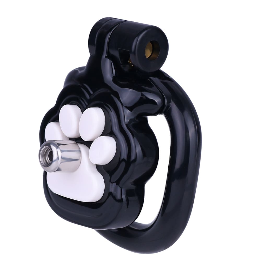 Felis-Cat-Paw-Resin-Male-Chastity-Cage