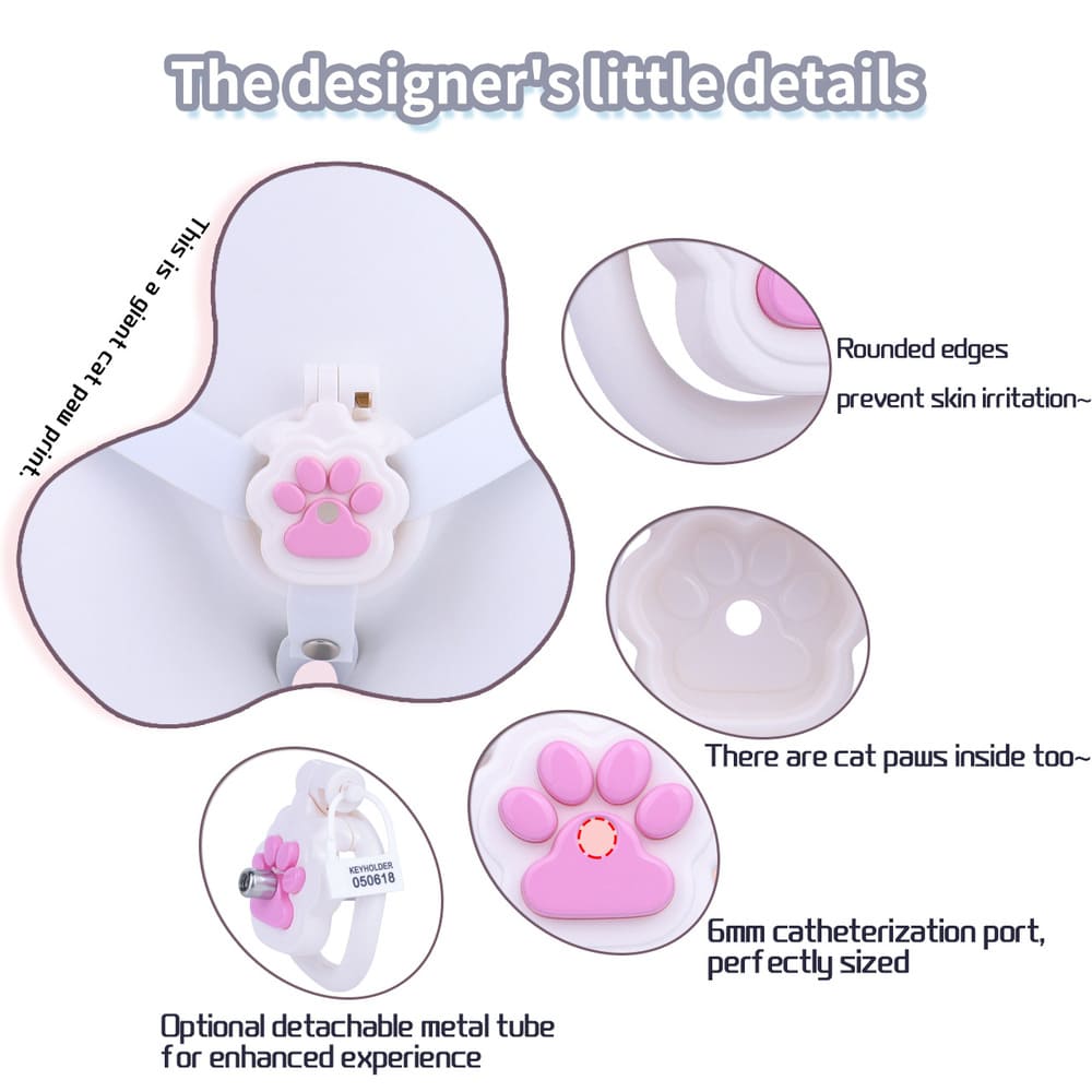 Felis-Cat-Paw-Resin-Male-Chastity-Cage