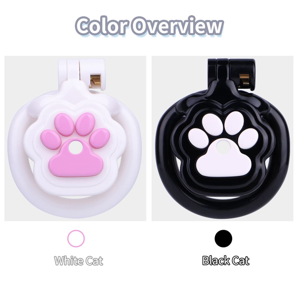 Felis-Cat-Paw-Resin-Male-Chastity-Cage