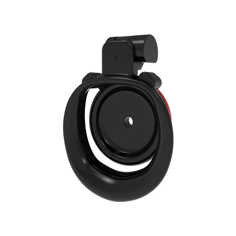 Capture Ball Flat Chastity Cage – Portable Resin Male Chastity Device with Secure Lock