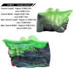 Wyvern Fantasy Dual-Channel Silicone Torso | Realistic Vagina & Anal Beast Sex Toy — Domlust