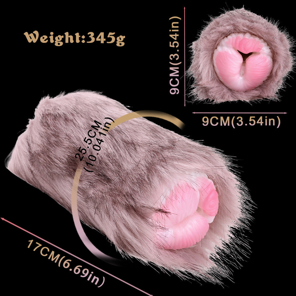 Furry Dog Pocket Pussy — Realistic Animal Vagina Double-Open Masturbator | Domlust Fetish Silicone