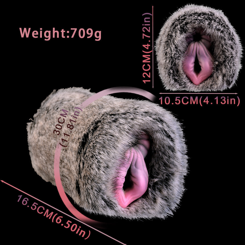 Bull Furry Pocket Pussy | Lifelike Animal Masturbation Sleeve in Premium Silicone — Domlust