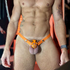 Hollow out glans chastity lock