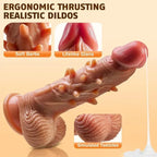 Apex Predator – Auto-Thrusting Vibrating Dildo, Spiked Texture, A/G/C-Spot | Domlust