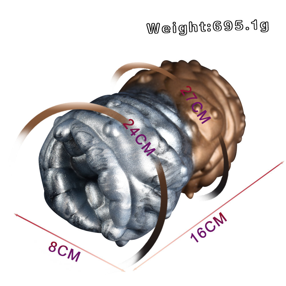 Domlust Metal Beast Alien Pocket Pussy — Premium Silicone Fantasy Masturbator