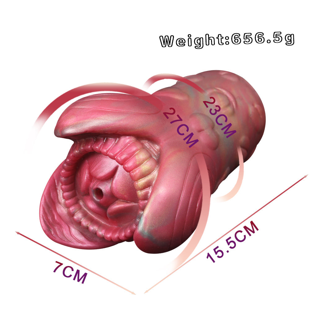 Domlust Rock Alien Beast Pocket Pussy — Fantasy Vagina Silicone Stroker for Men