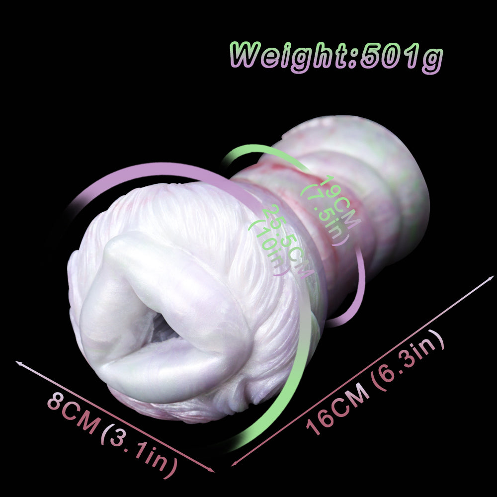 Pale Alien Pocket Pussy | Translucent Silicone Fantasy Masturbator — Domlust