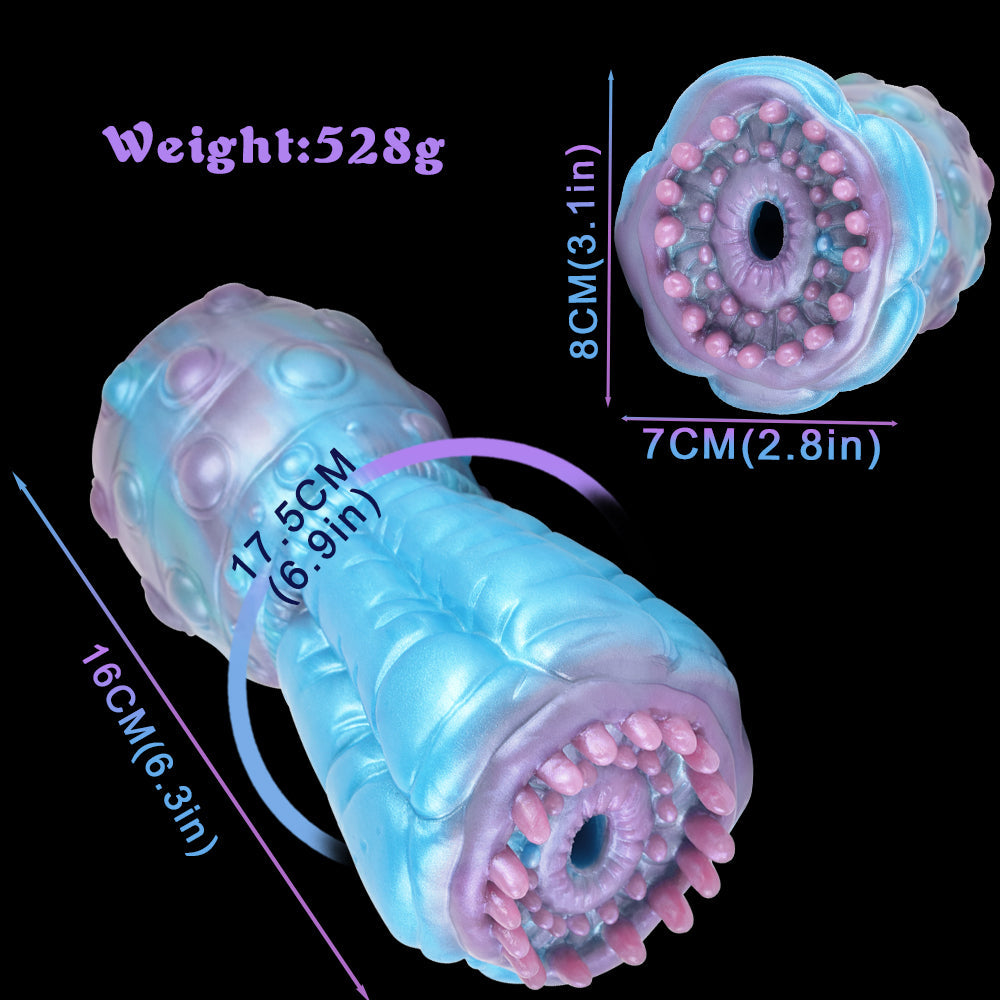 Deep Sea Anemone Pocket Pussy — Premium Silicone Alien Fantasy Masturbator
