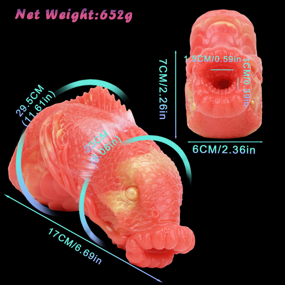 Goldfish Pocket Pussy – Ocean Fantasy Oral Silicone Masturbator | Domlust Animal Series