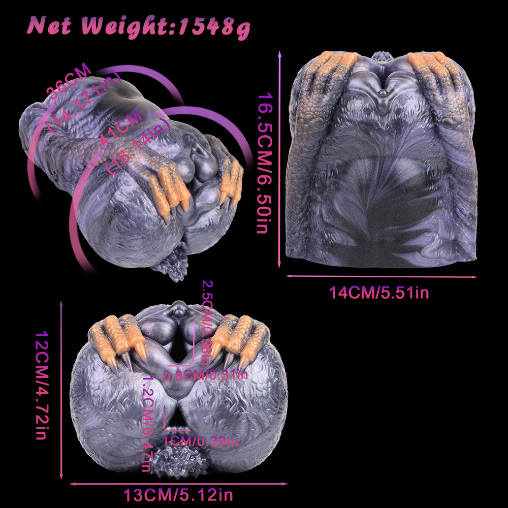 Lizard Fantasy Torso — Dual-Channel Beast Sex Masturbator & Animal Pocket Pussy by Domlust