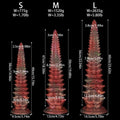 Domlust Tentacle Dildo – Platinum Silicone Fantasy Octopus Dildo with Suction Cup | Deep Vaginal & Anal Fetish