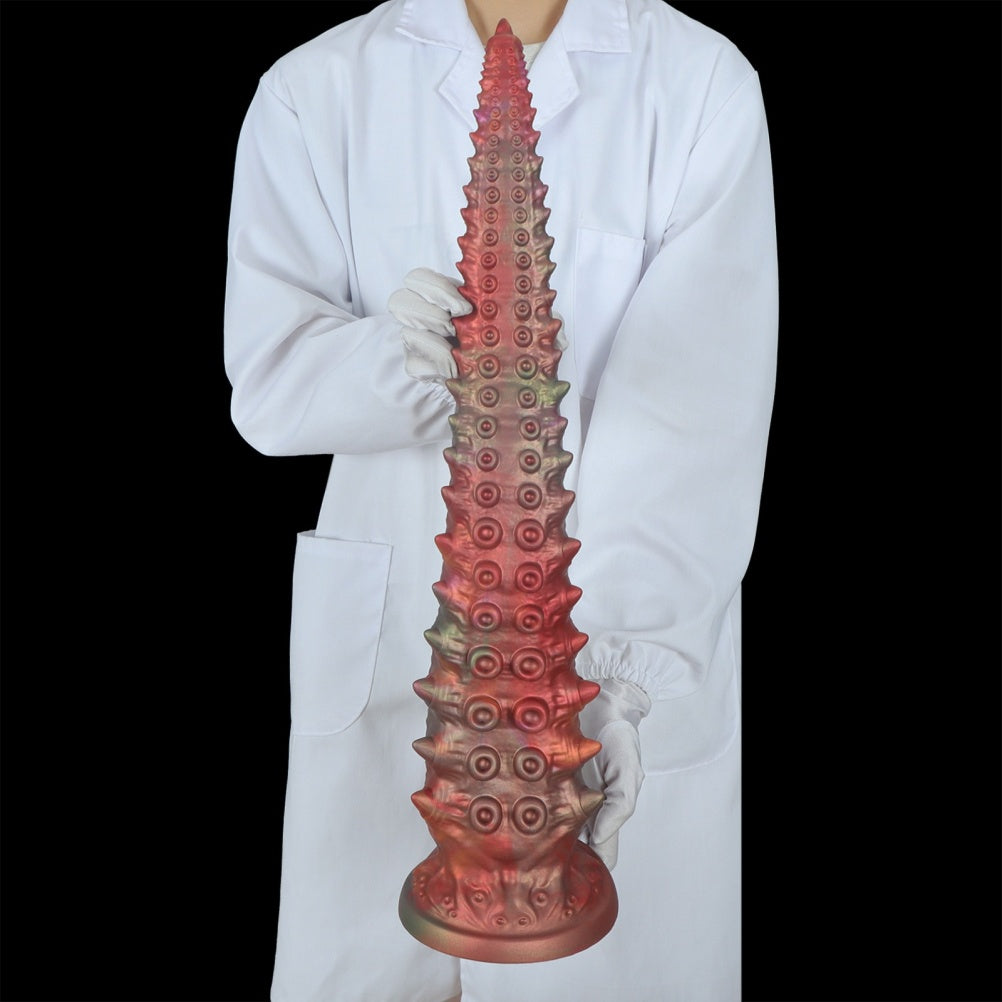 Domlust Tentacle Dildo – Platinum Silicone Fantasy Octopus Dildo with Suction Cup | Deep Vaginal & Anal Fetish