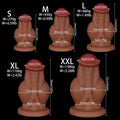 Knotted Fist Dildo – Platinum Silicone Huge Knot Dildo for Heavy Fetish & Size Play | Domlust