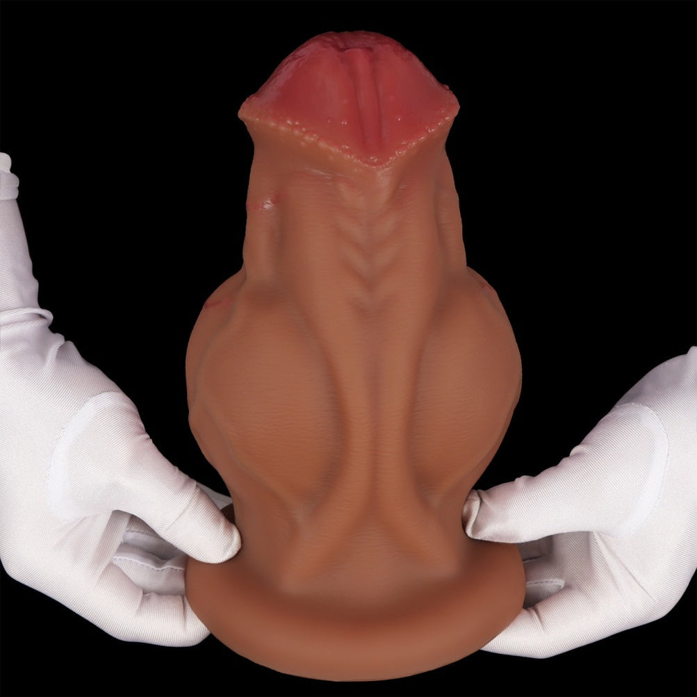 Knotted Fist Dildo – Platinum Silicone Huge Knot Dildo for Heavy Fetish & Size Play | Domlust