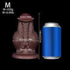Knotted Fist Dildo – Platinum Silicone Huge Knot Dildo for Heavy Fetish & Size Play | Domlust