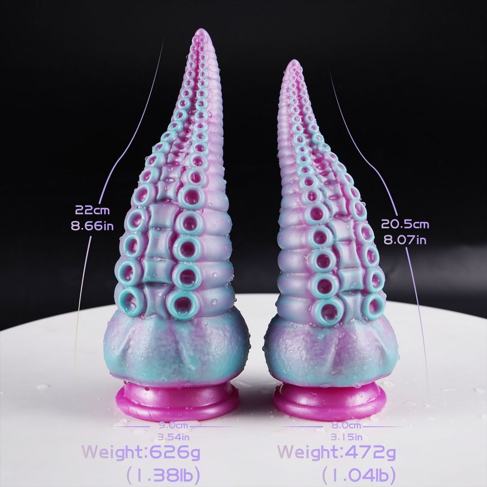 Octopus Tentacle Dildo – Platinum Silicone Sucker Texture Fantasy Toy | Domlust