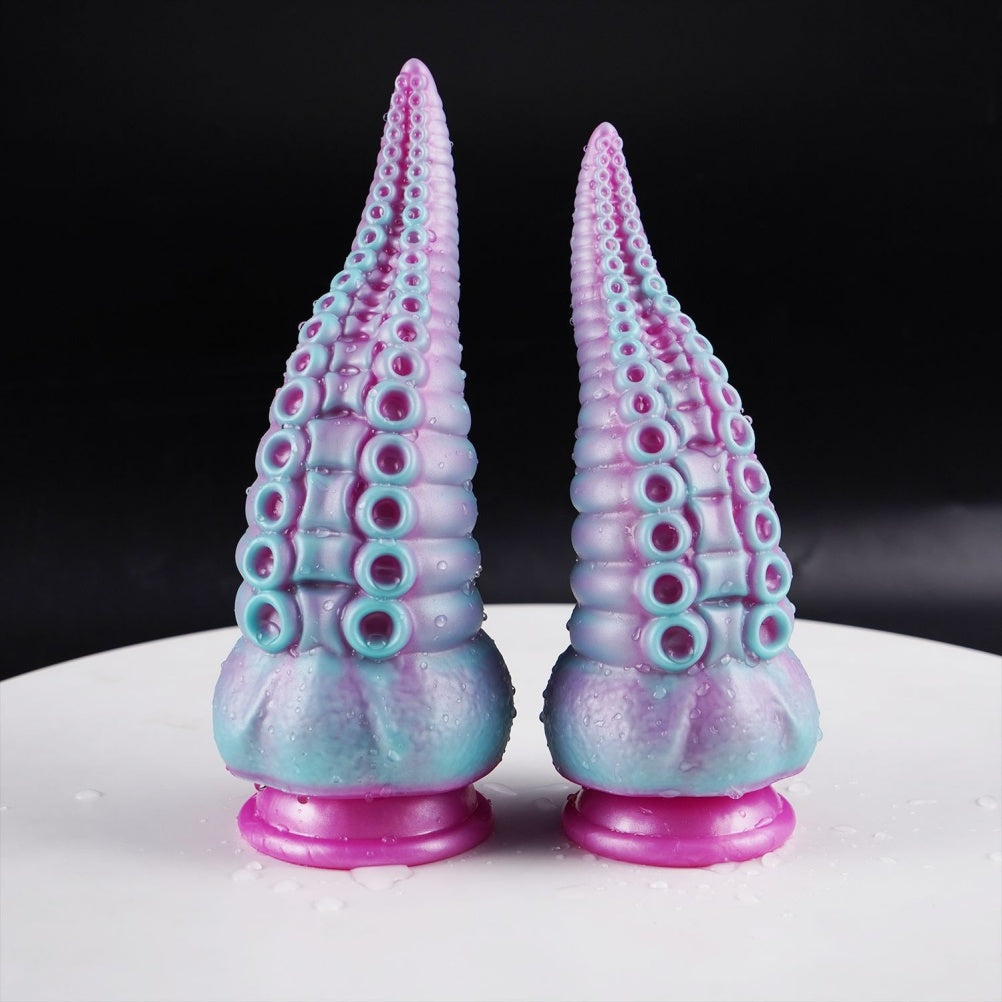 Octopus Tentacle Dildo – Platinum Silicone Sucker Texture Fantasy Toy | Domlust