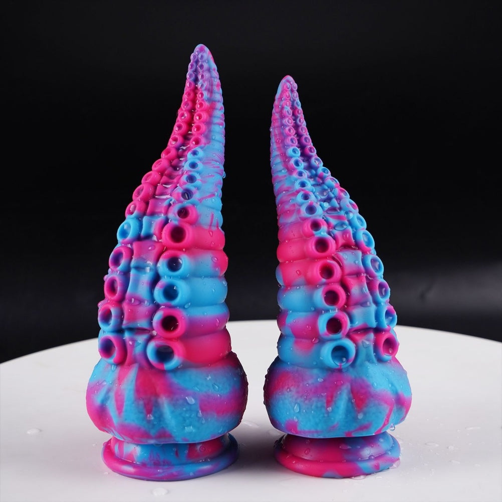 Octopus Tentacle Dildo – Platinum Silicone Sucker Texture Fantasy Toy | Domlust