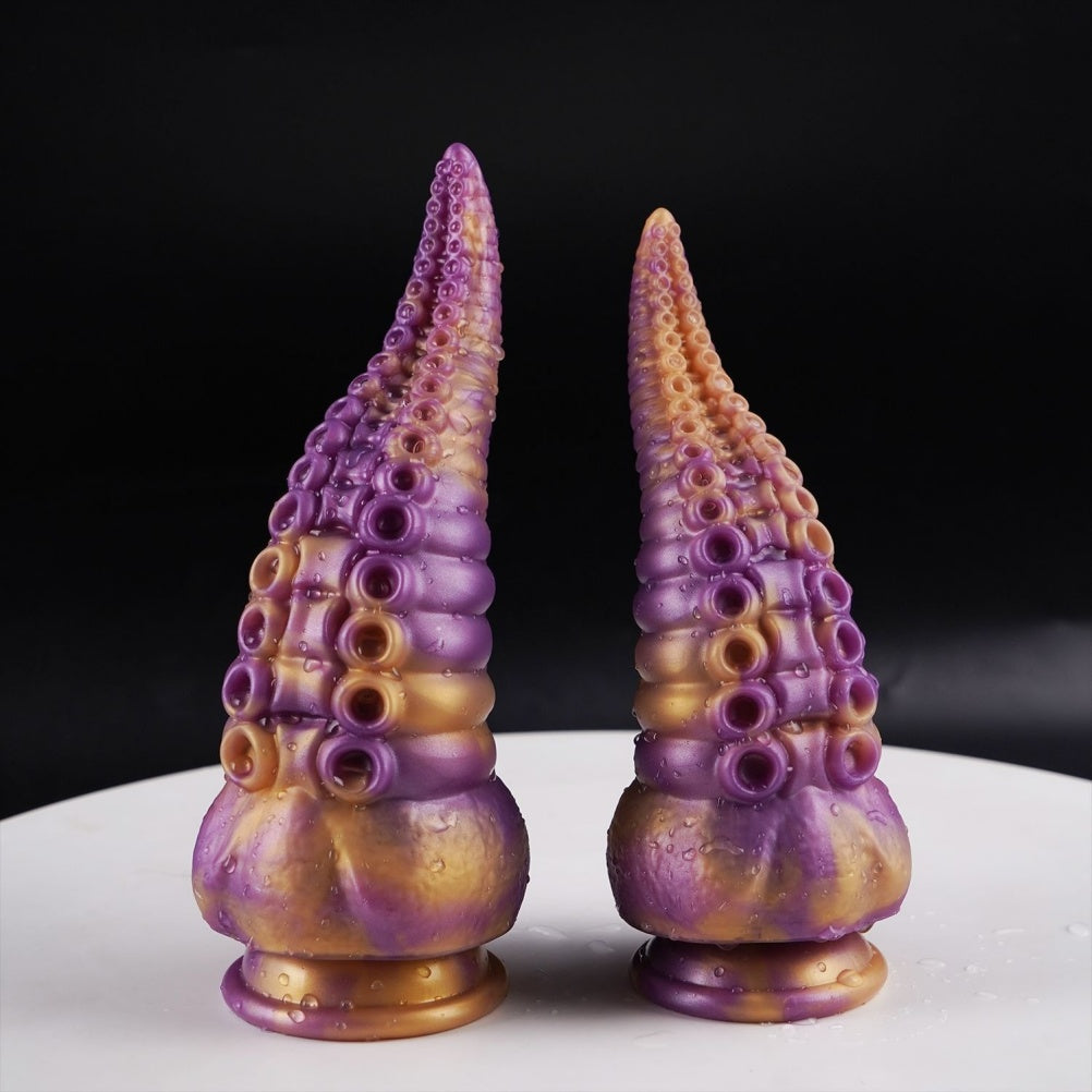 Octopus Tentacle Dildo – Platinum Silicone Sucker Texture Fantasy Toy | Domlust