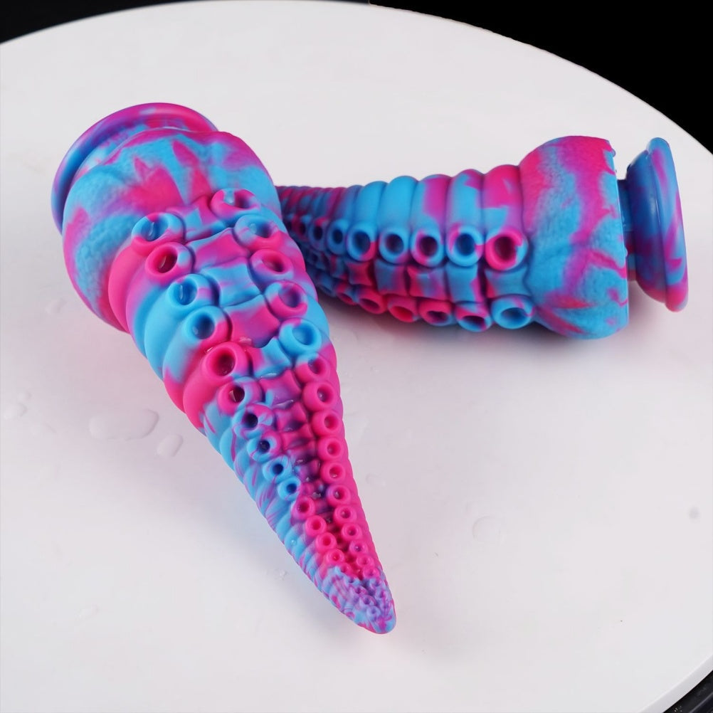 Octopus Tentacle Dildo – Platinum Silicone Sucker Texture Fantasy Toy | Domlust