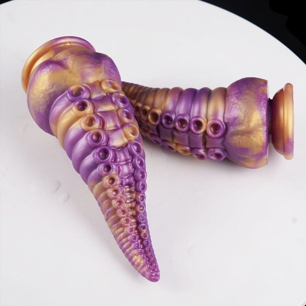 Octopus Tentacle Dildo – Platinum Silicone Sucker Texture Fantasy Toy | Domlust