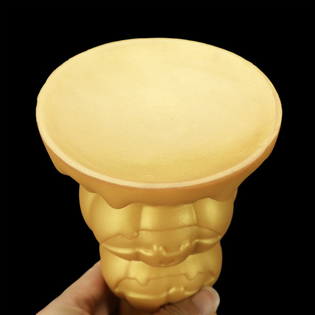 Fantasy Pumpkin Dildo – Platinum Silicone Anal Beads & Gradual Expansion Toy | Domlust