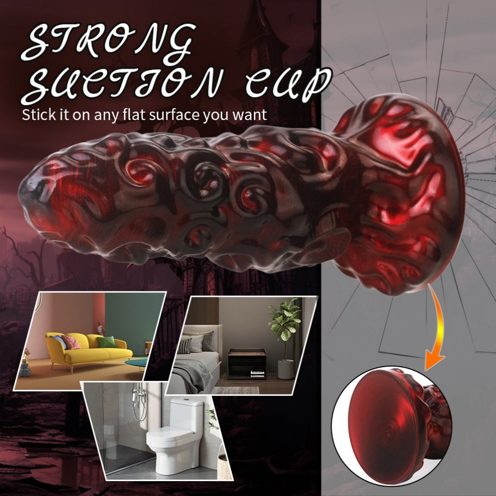 Alien Fist Dildo Blood-Black – Monster Thick Silicone Dildo S/M/L | Domlust