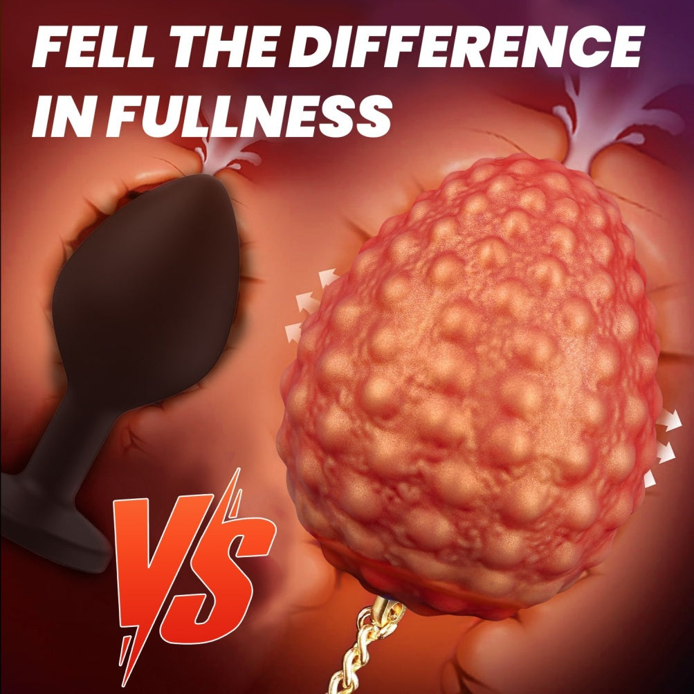 Fantasy Dragon Egg Fist Dildo – Platinum Silicone Extreme Expansion Fetish Toy | Domlust