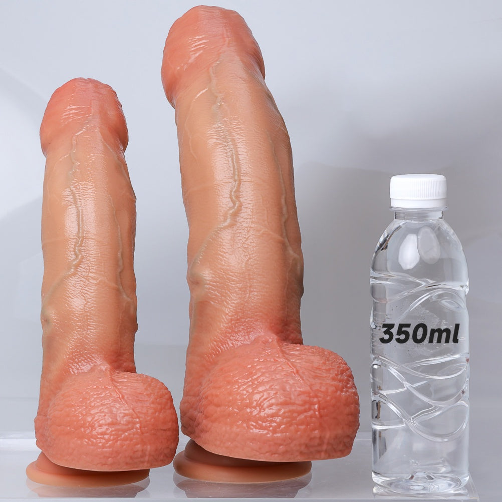 Realistic Flesh Dildo – Platinum Silicone G-Spot Stimulation | Skin-Feel Texture | S & L | Domlust