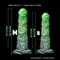 Horse Dildo – Green Fantasy Platinum Silicone G-Spot Suction Cup Sex Toy | Domlust