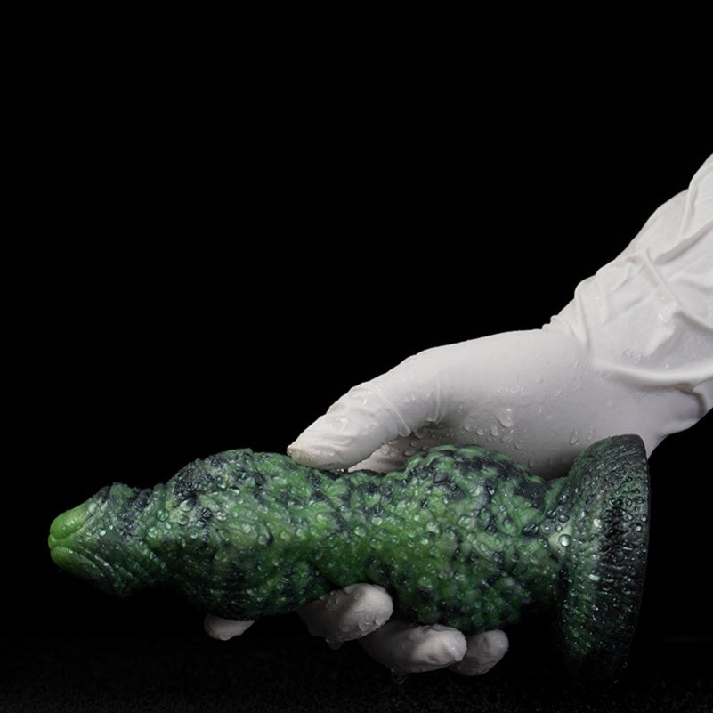 Fist Dildo | Dragon Skin Platinum Silicone Anal & Vaginal Stretching Toy with Suction Cup by Domlust