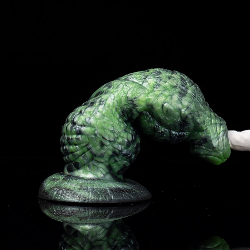 Fist Dildo | Dragon Skin Platinum Silicone Anal & Vaginal Stretching Toy with Suction Cup by Domlust