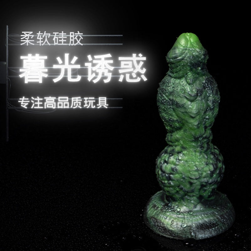 Fist Dildo | Dragon Skin Platinum Silicone Anal & Vaginal Stretching Toy with Suction Cup by Domlust