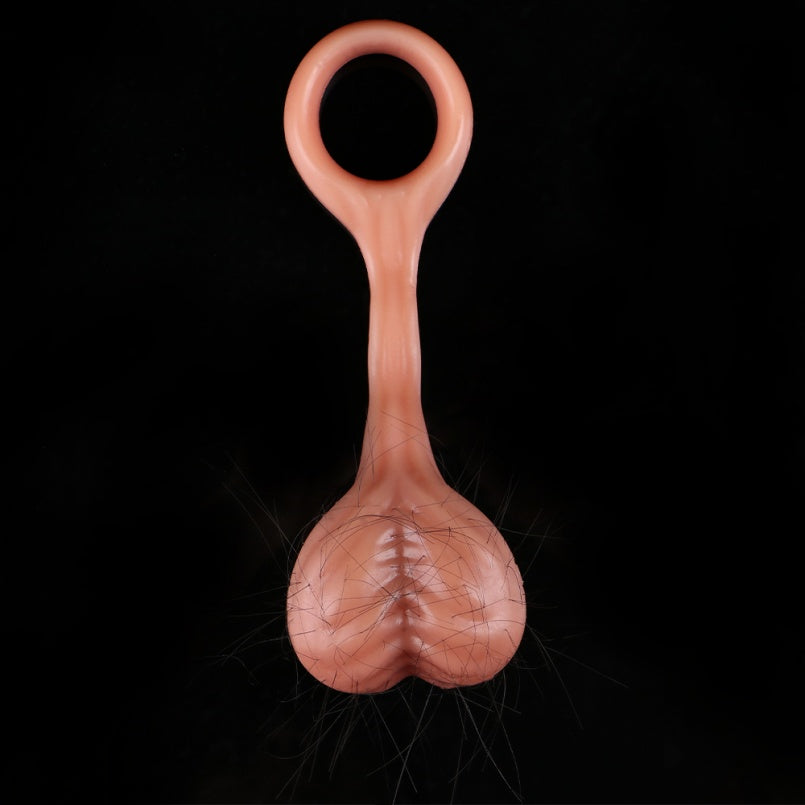 Fantasy Testicle Silicone Cock Ring for Ejaculation Control – ED Support Sex Toys for Men