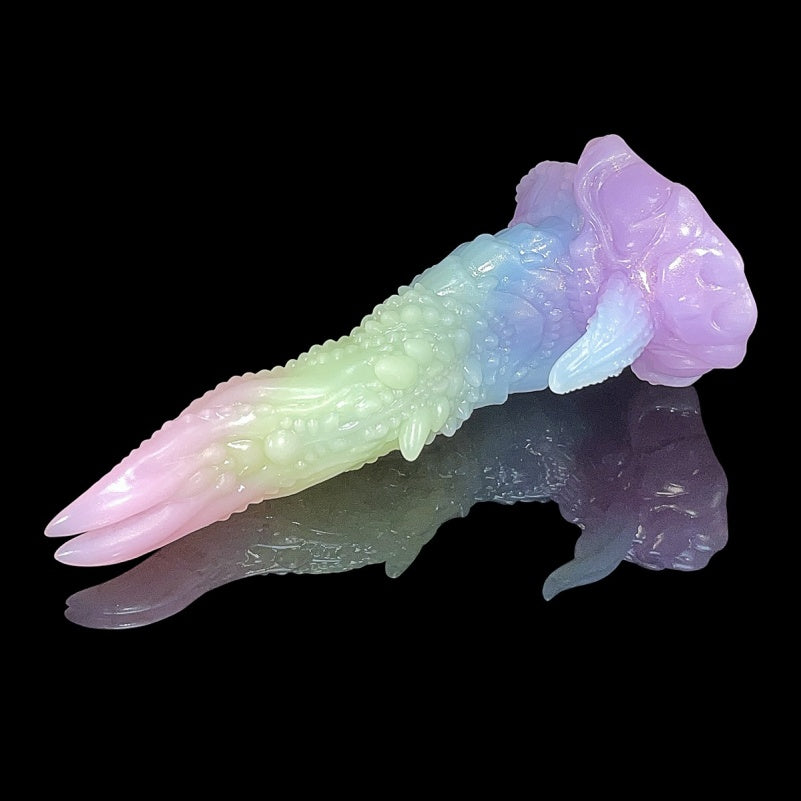 Colorful Tentacle Dildo | Platinum Silicone Alien Monster Dildo with Suction Cup for Fetish Fantasy Play – Domlust