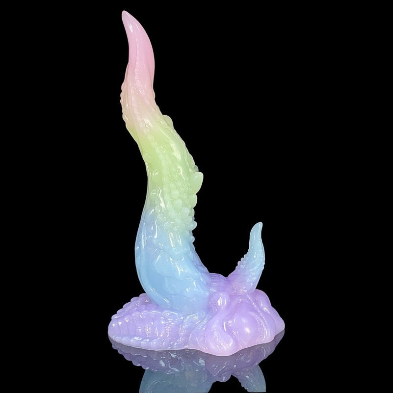 Colorful Tentacle Dildo | Platinum Silicone Alien Monster Dildo with Suction Cup for Fetish Fantasy Play – Domlust